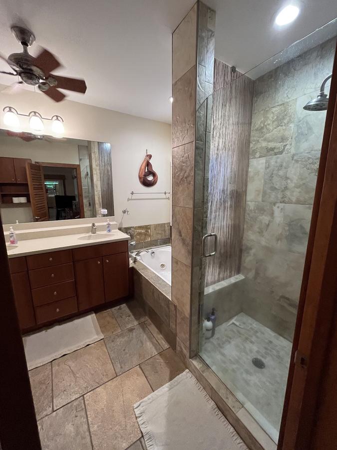 Downstairs Bath 1: Jetted Tub and Shower