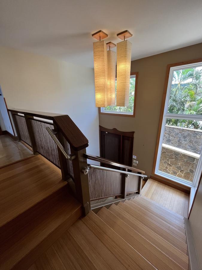 Wide Wooden Staircase